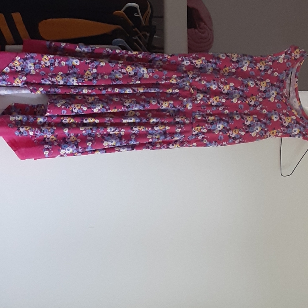 Girls colorful flower summer dress